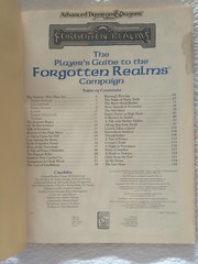 Player’s Guide to the Forgotten Realms Campaign Advanced Dungeons Dragons 2142