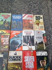 Lot 20 Vintage Vietnam War PBs: 17 Novels + 3 Nonfiction Nice Variety of Authors