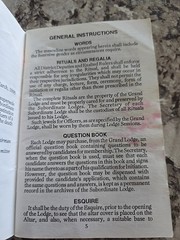 Vintage 1996 BPO Elks Ritual Book / Guide 76 pages – Fraternal Club