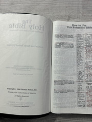 New Strong’s Reference Bible King James Version KJV BONDED LEATHER Nelson 1745