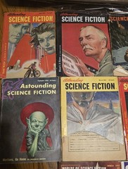 Lot of 10 Different Vintage 1950’s Astounding Science Fiction Pulp Magazines