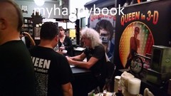 SIGNED Queen in 3D book set autographed by Brian May, with event photos, new