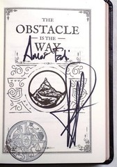 Obstacle Is the Way: Timeless Art of Turning Trials into Triumph SIGNED LEATHER