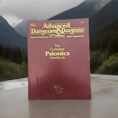 (SIGNED) Advanced Dungeons & Dragons 2nd Ed The Complete Psionics Handbook