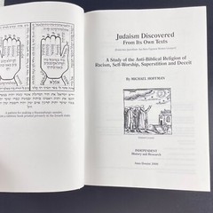 Judaism Discovered : A Study of the Anti-Biblical Religion by Michael Hoffman