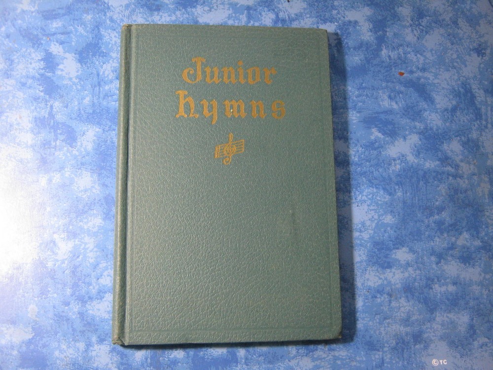 VINTAGE JUNIOR HYMNS Walter Yoder HC 1947 Herald Press 1964 Fifth Printing VGC