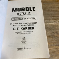 Murdle The School of Mystery G T Karber Paperback Logic Puzzles