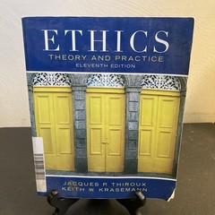 Ethics: Theory and Practice – Paperback, by Thiroux Jacques P