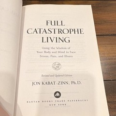 Jon Kabat-Zinn Full Catastrophe Living Revised & Updated Bantam Paperback