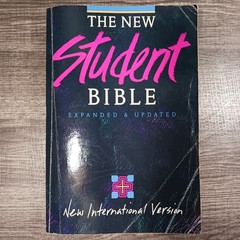 The New Student Bible International Version Expanded Updated Zondervan Paperback
