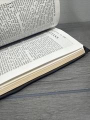 Circa 1962 World Publishing RSV Bible Black Morocco Leather GOLD EDGE