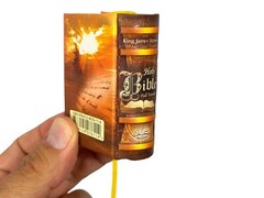 New Magnificent Holy Bible full version King James Miniature Book hardbound