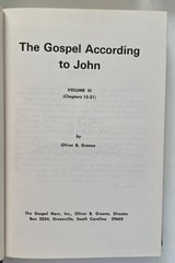 Set 3 THE GOSPEL ACCORDING TO JOHN Vol I II III The Gospel Hour Greene 1966 READ