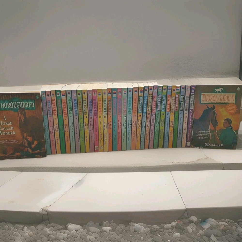 Lot of 33 Thoroughbred Books Series by Joanna Campbell Vintage 1990’s OOP