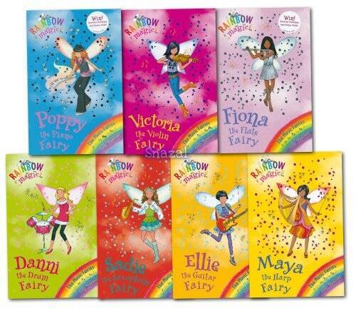 Rainbow Magic the Music Fairies 1-7 – Paperback – GOOD