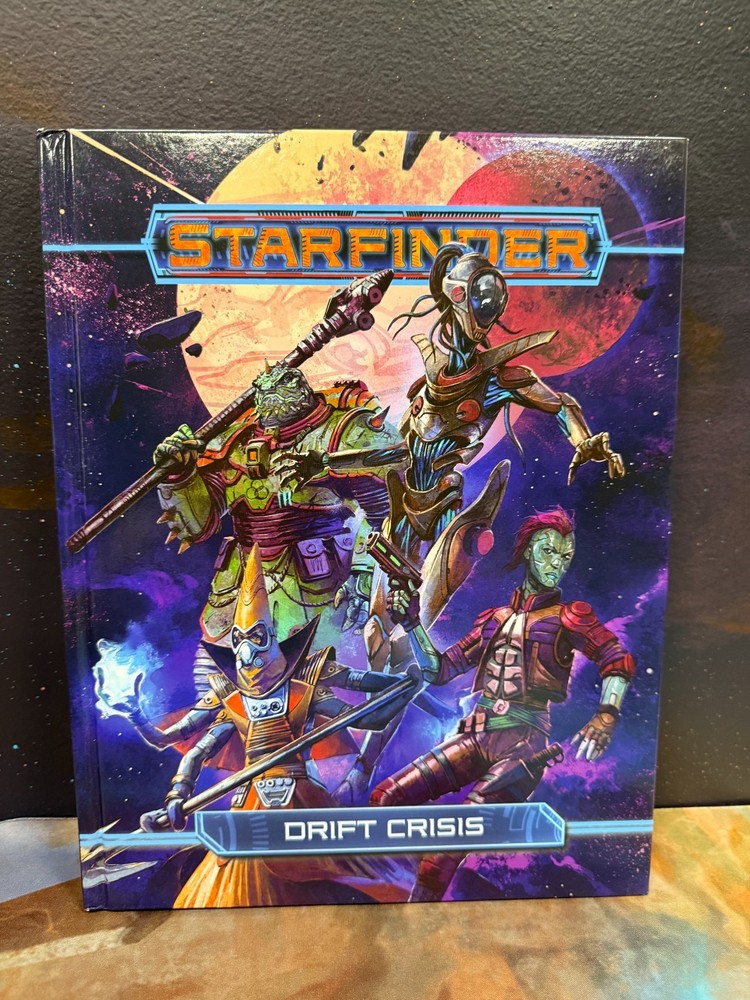 *BRAND NEW, FREE US SHIPPING* Drift Crisis – Hardcover Starfinder TTRPG Book