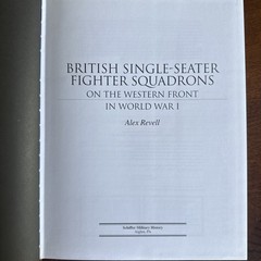 WWI British Fighter Squadrons in World War One Alex Revell 2006 Hardcover DJ