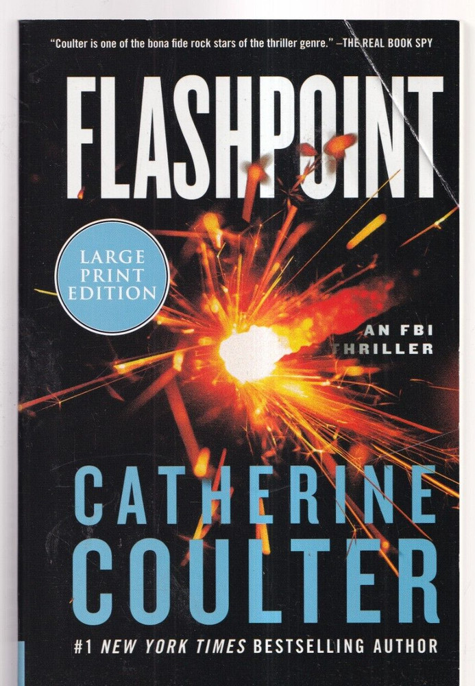 FLASHPOINT by Catherine Coulter (2024 Large Print Trade Paperback){V7}