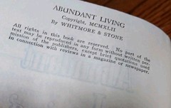 Abundant Living by E. Stanley Jones 1942
