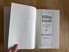 Vintage 2010s History Book, Killing Lincoln, Bill O’Reilly, Hardcover