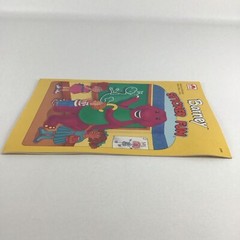 Barney & Friends Sticker Fun Book Lick Stick Coloring Vintage 1993 Lyons NEW