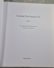 Book That Started It All: Hazelden Publishing. Commemorative Edition. 2010