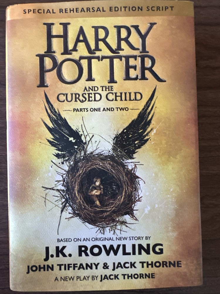 First Edition HARRY POTTER AND THE CURSED CHILD Hardcover 1st Printing SCRIPT