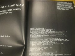 Homage to Yaacov Agam important art monograph and exhibition catalog LITHOS