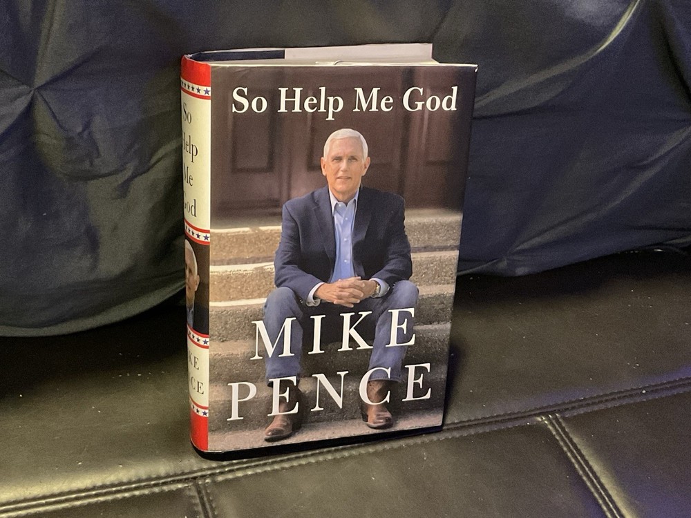So Help Me God by Mike Pence (2022, Hardcover) Signed Autographed Book
