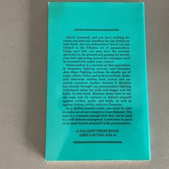 Paladin Press Pananandata Rope Fighting Martial Arts Paperback by Amante Marinas