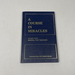 A Course in Miracles 3 Volume Set HC Books Christian Bible Religion Spirituality