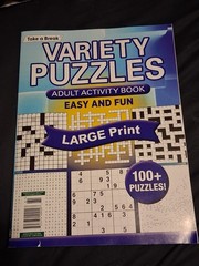 Take a Break Variety Puzzles Easy And Fun Adult Activity Book New