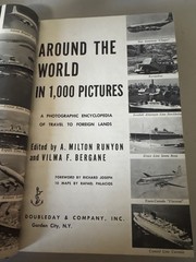 Around The World In 1000 Pictures 1954 Doubleday Hardcover HCDJ 448 Pages