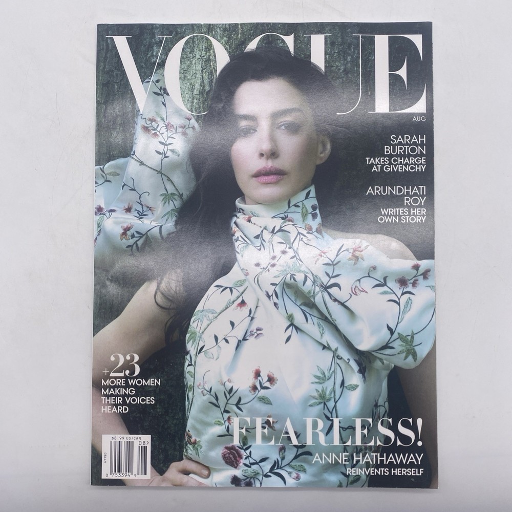 Vogue Magazine August 2025 Anne Hathaway