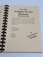 World Famous Vidalia Sweet Onion Cookbook 1982 Jim Wynn Wimmer Bros