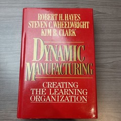 Dynamic Manufacturing-Robert Hayes Steven Wheelwright Kim Clark 1st/10th Pt-HCDJ
