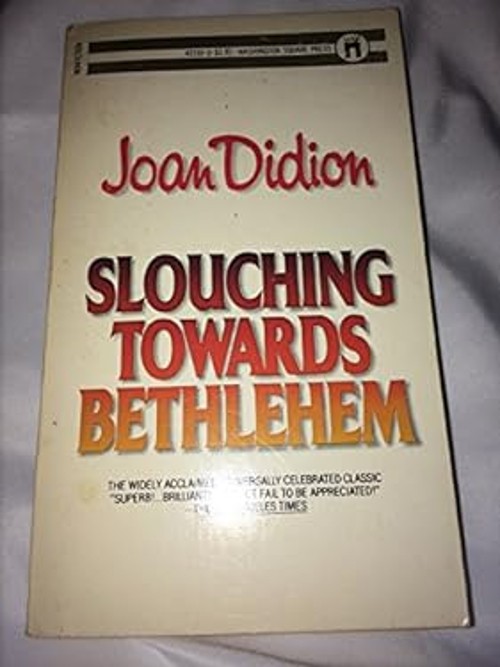 Slouching Towards Bethlehem Mass Market Paperbound Joan Didion