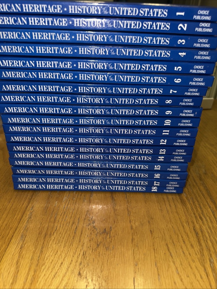 American Heritage Illustrated History of the United States Vol 1-18 Complete Set