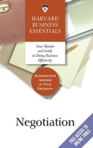 Negotiation (Harvard Business Essentials Series) – Paperback – GOOD