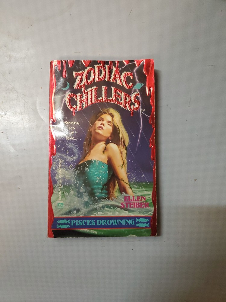 Zodiac Chillers book #6 Pisces Drowning Ellen Steiber rare ya horror series