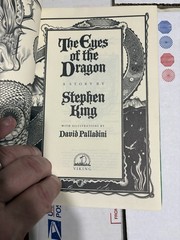THE EYES OF THE DRAGON by Stephen King • First Edition / First Print •Dark Tower