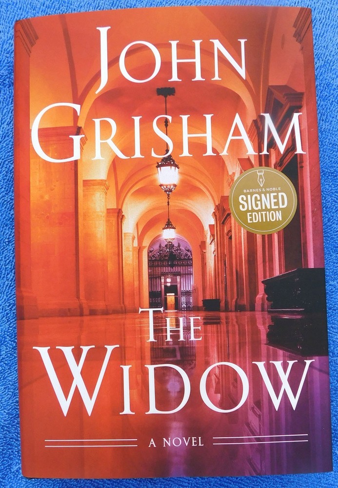John Grisham „The Widow” 1st/1st SIGNED New w/Coa