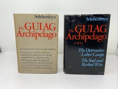 The Gulag Archipelago Volumes 1 & 2 Harper & Row HC – Both Book Club Editions