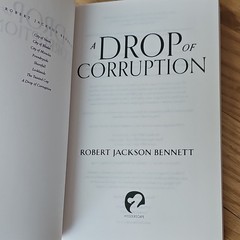 Robert Jackson Bennett A Drop of Corruption AUS Import Paperback