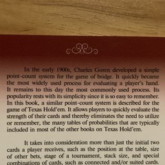 Texas Hold’em Made Easy by Walt Hazelton Paperback Card Games Poker Book