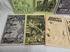 RARE LOT 7 Vintage Crypt of Cthulhu Horror Fanzines (1984–1990)