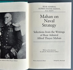 Mahan on Naval Strategy (Classics of Sea Power) – A. T. Mahan – Hardcover – Good