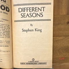 Stephen King Different Seasons Signet Paperback 1986 Film/TV Adaptation
