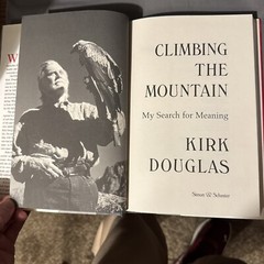 [SIGNED w/ COA] Climbing The Mountain | Kirk Douglas (1997) HCDJ *NM – 9.4*