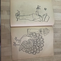 Holly Hobbie Nature Friend Coloring Book Vtg Aged Pages 1976 Slightly Distressed